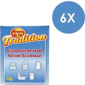 Mousse de Lin - Tradition - Bicarbonaat - Witmaker - 6 x 1kg - Voordeelverpakking