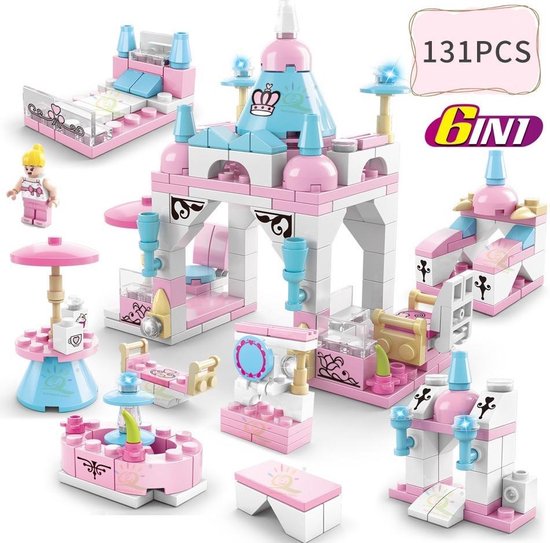 verkiezen rok bouwen Jump4Toy Speelsets - Prinsessen kasteel - Poppenhuis meubels - Speelgoed  kasteel - ... | bol.com