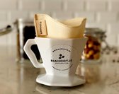 Herbruikbare en duurzame koffiefilter van biologisch katoen/ reusable coffee filter - organic cotton ( 2 stuks)