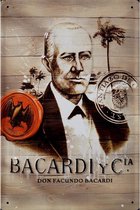 Wandbord -  Bacardi - Don Facundo Bacardi