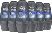 Dove Men+Care Anti-transpirant Deodorant Roller - Cool Fresh - met 1/4 hydraterende crème - 6 x 50 ml