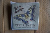 Diamond painting kaart - Life is beautiful