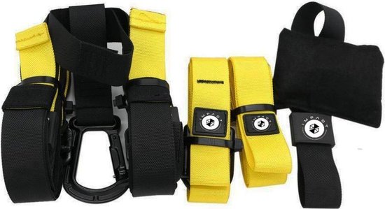 IMPAQT Professionele Suspension Trainer TRX - Zwart / Geel - Tot 440KG