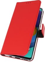 Bestcases Pasjeshouder Telefoonhoesje Oppo Find X2 Lite - Rood