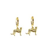Leopard earrings - Goud
