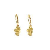 Snake earrings - Goud