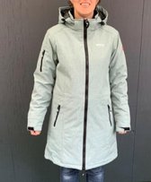 Nordberg softshell winterparka Gitte Herbal Green - maat 4XL