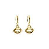 Kiss earrings - Goud