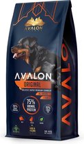 Avalon Petfood Original - Hondenvoer Droogvoer - Kip & Rund & Groenten - 5 Kg