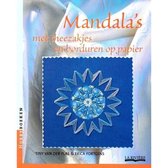 Mandala's met theezakjes en borduren op papier