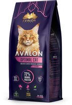 Avalon Petfood Optimal Cat - Kattenvoer Droogvoer - Kip, Rund & Groenten - 5KG