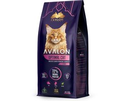 Avalon Petfood Optimal Cat - Kattenvoer Droogvoer - Kip, Rund & Groenten - 5KG