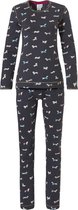 Warme dames pyjama Rebelle hondjes