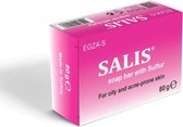 Egza S | Salis | Zeep | Handzeep | Zwavel en Salicylzuur | Vette en Acnegevoelige Huid | Natuurlijke Ingredienten | Geel | Blok | 80 GR