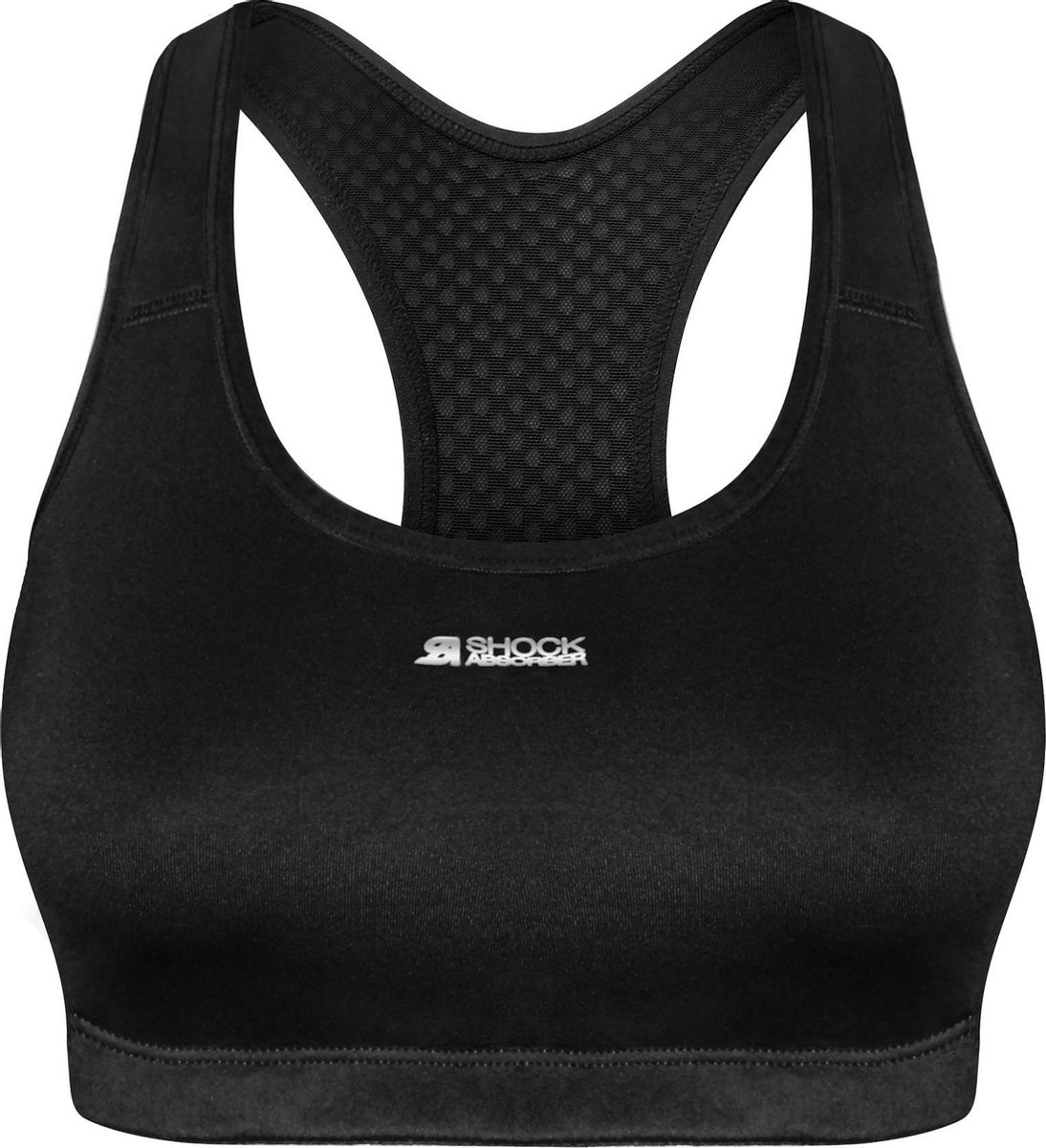 Shock Absorber Active Crop Top Sportbeha Dames - Black - Maat L