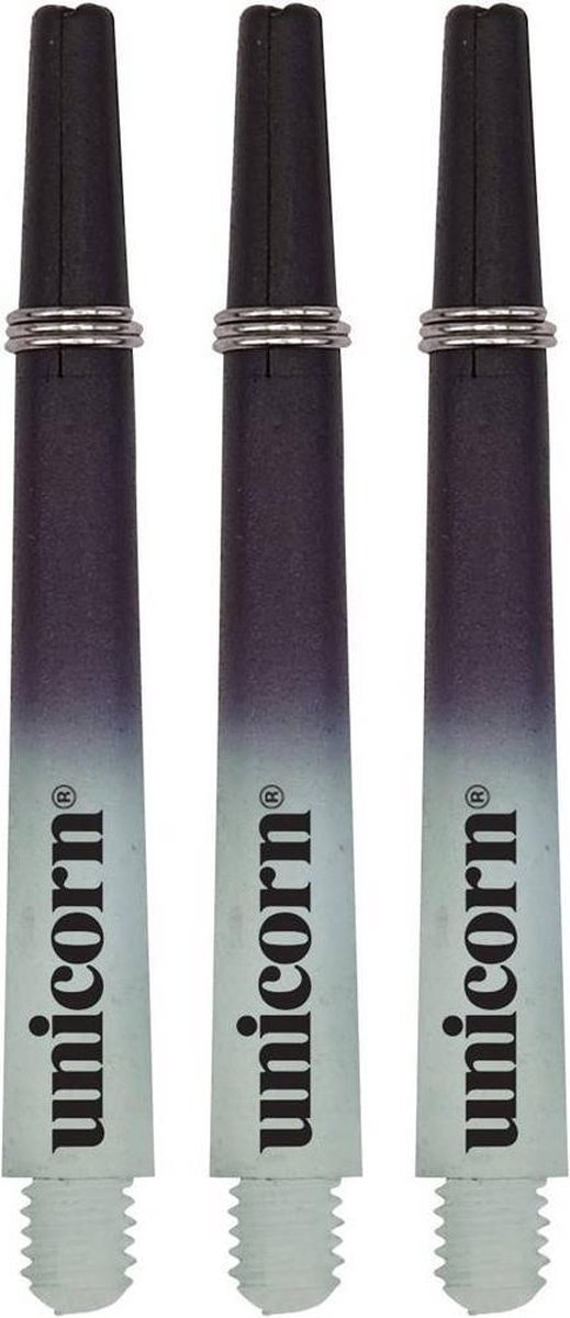 Unicorn Gripper 3 Two-Tone Black - Dart Shafts Short