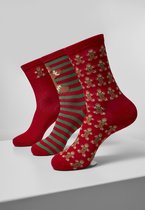 Christmas - Kerstmis - Geschenk - Gift - Feestdagen - Feest - Kerst - Modern - Nieuw - Gingerbread Lurex Socks 3-Pack
