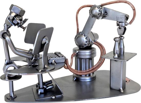 Figurine de ferronnerie Hinz & Kunst "ingénieur automatisation"