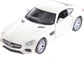 Welly Schaalmodel Mercedes-benz Amg Gt Wit 11cm