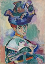 Poster Vrouw met een hoed - Matisse - Large 70x50 cm - Fauvisme - Kunst