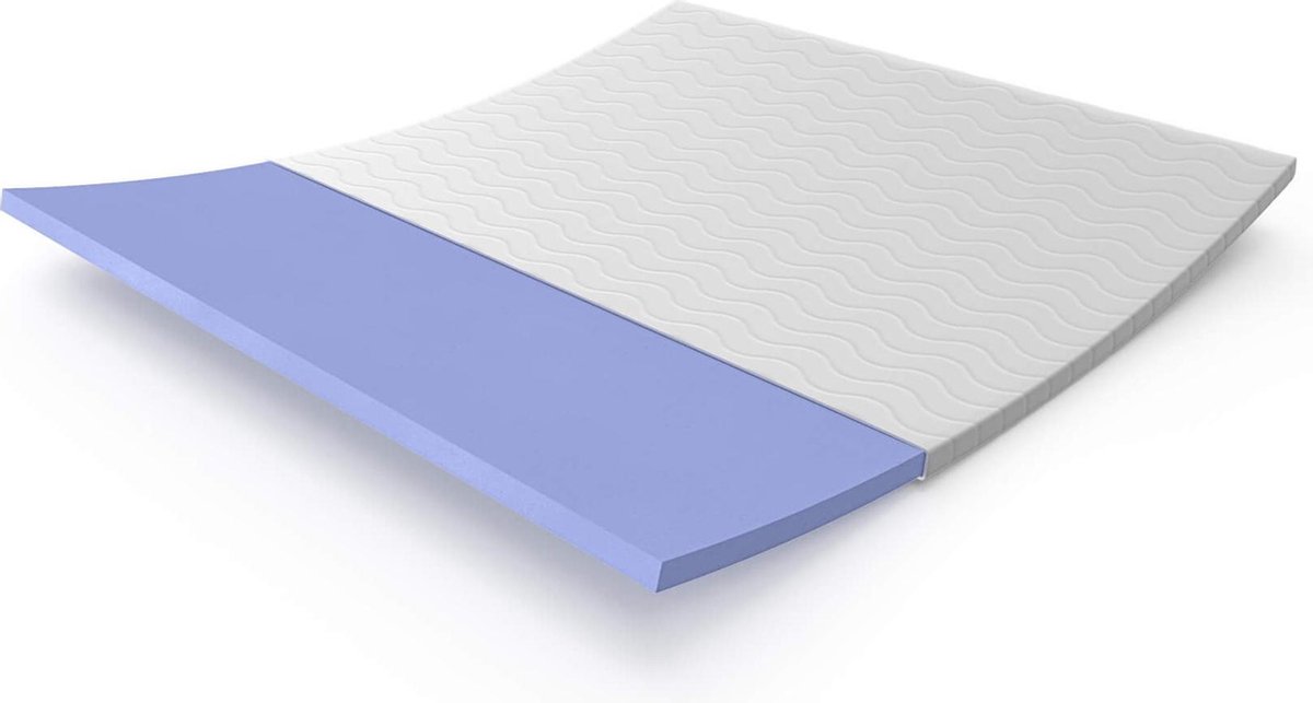 Premium topper - Topdek matras - Drukverlagende Topper koudschuim - HR - 7cm - 100x210