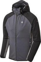 Dare 2b Endure Softshell Jas Heren, ebony greyblackaluminium grey trail Maat XL Dare 2b Endure Softshell Jas Heren, ebony greyblackaluminium grey trail Maat XL
