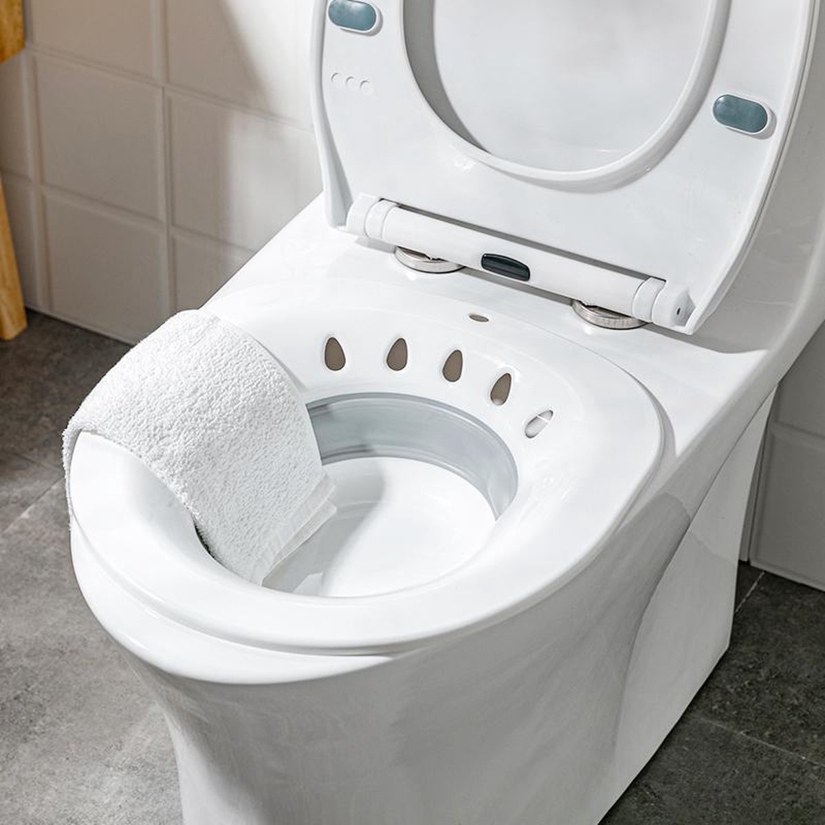 Yoni stoom stoel- Vaginaal stomen- Natuurlijke intieme zone verzorging- V steam bidet - Inklapbaar O