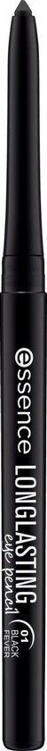 Zwarte essence Longlasting eye pencil met dop.