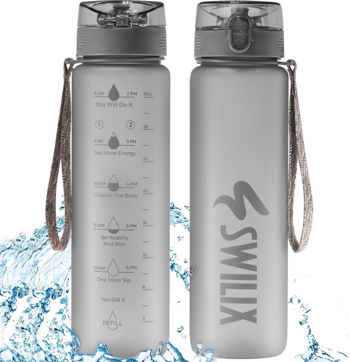 Bouteille-sport Bouteille avec Filtre-Parcours extérieur sûr bouteille d'eau de Tritan 