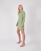 Piqué Shirtdress in Ivy