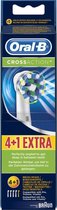 Oral-B Opzetborstels CrossAction Wit 5 stuks