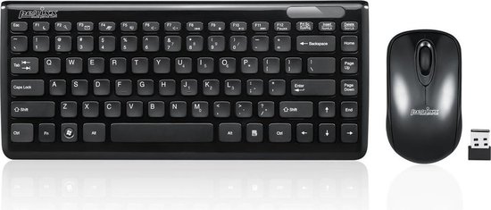 Perixx Periduo-707 PLUS - Draadloos compact toetsenbord en muis set -  Chiclet toetsen... | bol.com