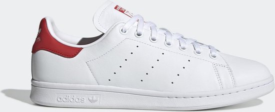 Adidas Stan Smith Wit / Rood - Heren Sneaker - EF4334 - Maat 42 ...