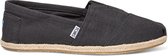 TOMS ALPARGATA Heren ESPADRILLE - BLACK - Maat EU44.5