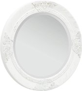 Wandspiegel 50 cm  barok (incl LW 3d klok) - spiegel