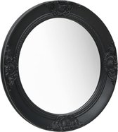 Wandspiegel 50 cm barok (incl LW 3d klok) - spiegel