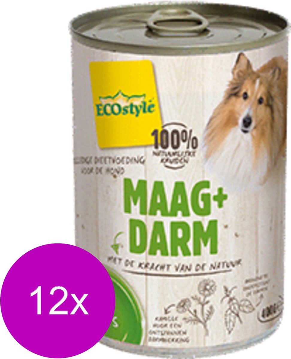 Vitastyle Vitastyle Blik Vitaal Vlees Maag + Darm - Hondenvoer - 12 x 400 g