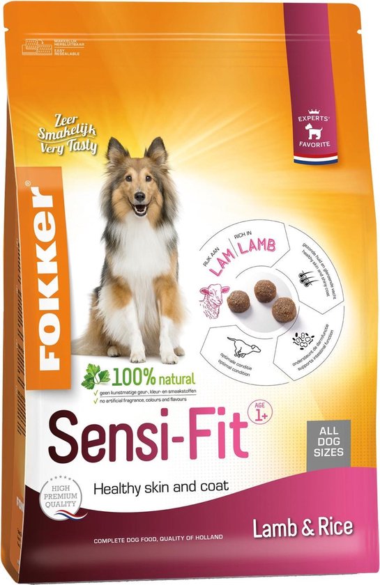 Fokker sensi-fit lamb / rice - 2,5 KG