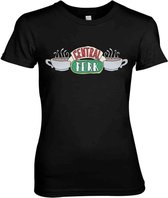 Friends Dames Tshirt -M- Central Perk Zwart