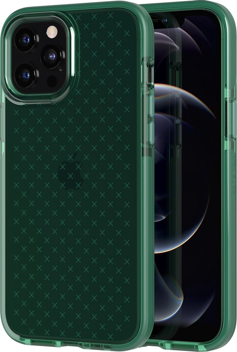 Tech21 Evo Check hoesje voor iPhone 12 Pro Max - Midnight Green