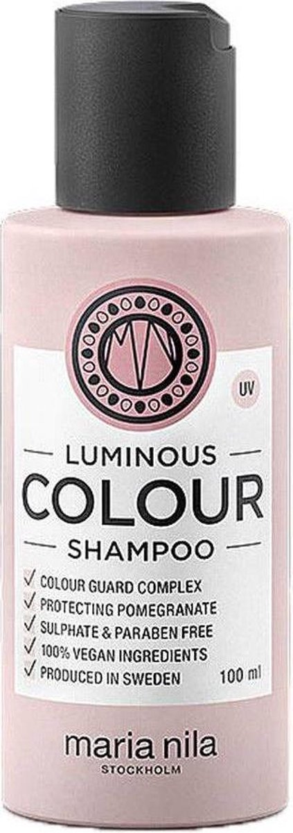 Maria Nila Luminous Colour Shampoo-100 ml - Normale shampoo vrouwen - Voor Alle haartypes