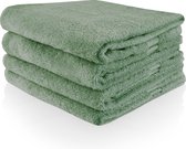 Handdoek stone green 50x100cm