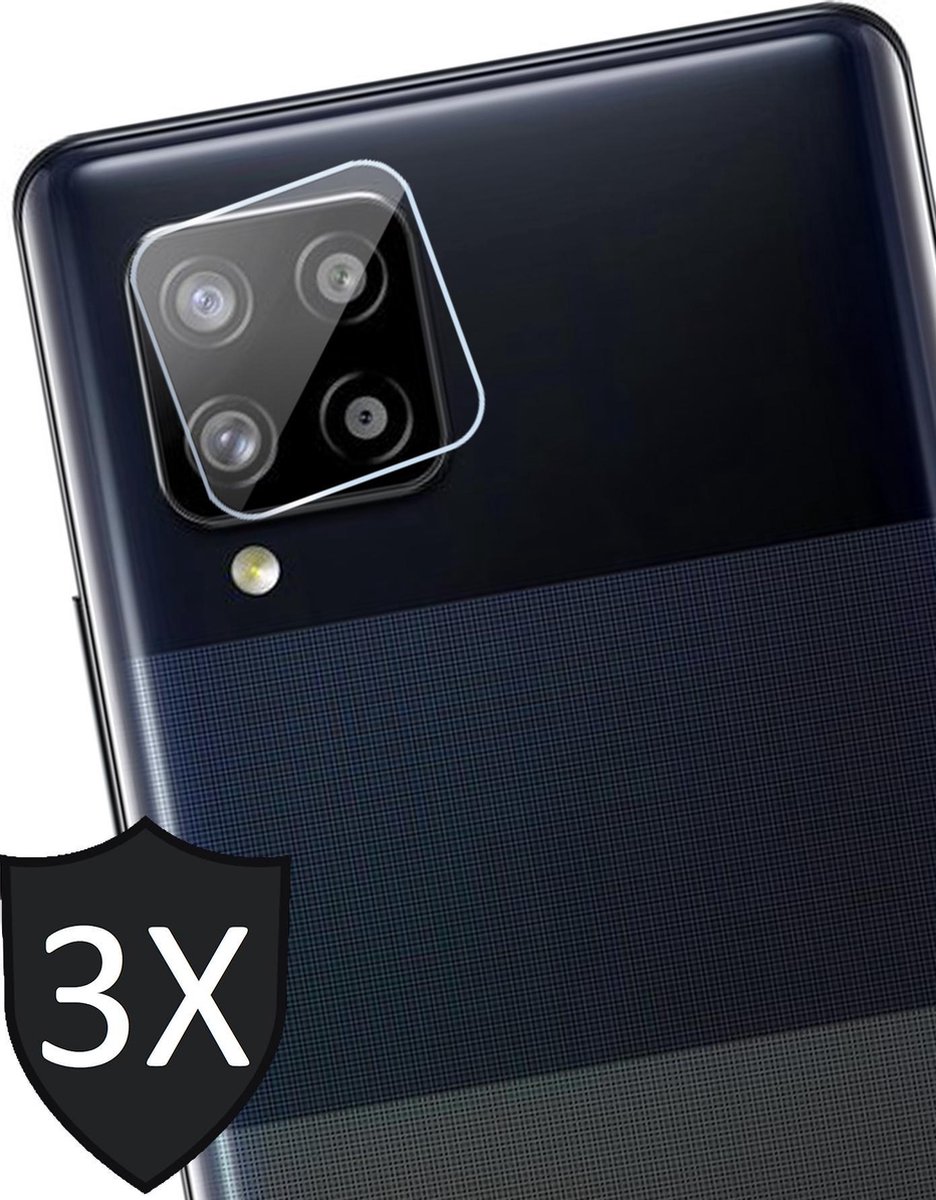 Camera Screenprotector geschikt voor Samsung Galaxy A42 - 3x Glas Screen Protector