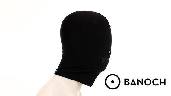 Banoch - Mask Zipper Mouth - Spandex Masker - BDSM - Zwart met Rits | bol