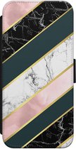 iPhone 7/8 flipcase - Marble stripes