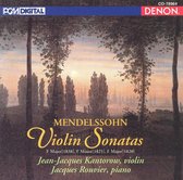 Mendelssohn Violin Sonatas