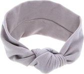 Little Indians Hoofdband Knot Junior One Size Katoen Grijs