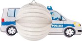 Tib Lampion Police Car Jongens 20 Cm Papier Wit/blauw