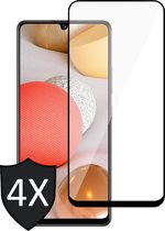Screenprotector geschikt voor Samsung A42 - 4x FullGuard Glas Screen Protector
