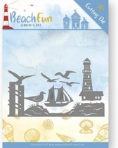 Mal  - Jeanine's Art - Beach Fun - Vuurtoren Rand